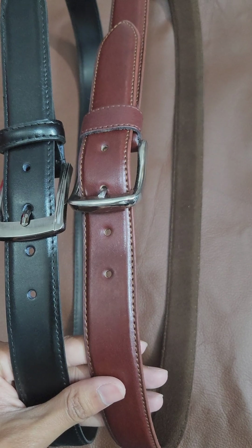 Genuine Leather Belt - Mustard